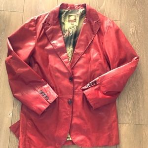 Kuhlman Men's Leather Blazer Size 3 (Medium)